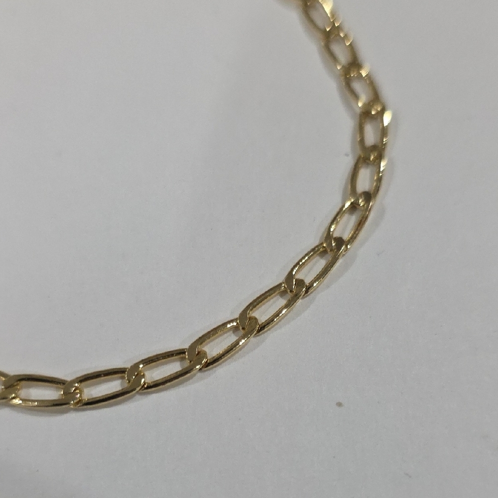 Gold Link Chain Anklet – Classic Elegant Women’s Fashion Ankle Bracelet Jewelry - Picture 5 of 8